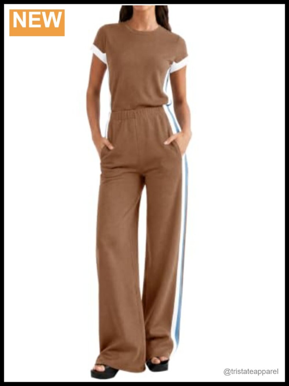 Women One Piece Wide Leg Jumpsuit Short Sleeve Romper Travel Outfit